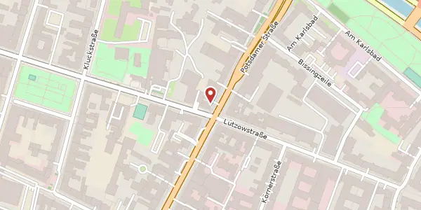 Karte der Umgebung von Potsdamer Straße 86, 10785 Berlin