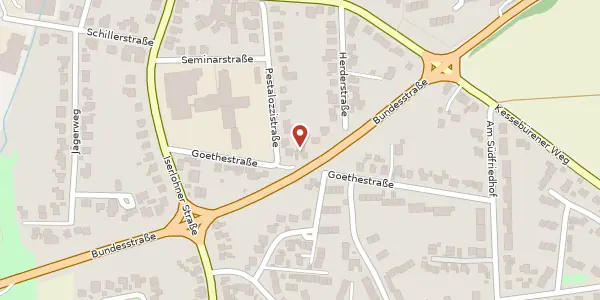 Karte der Umgebung von Goethestr. 4a, 59423 Unna