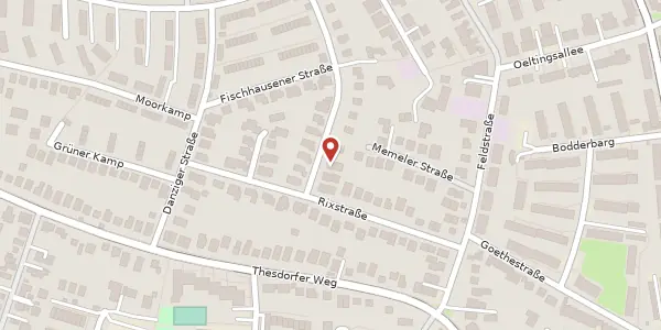 Karte der Umgebung von Königsberger Straße 21, 25421 Pinneberg
