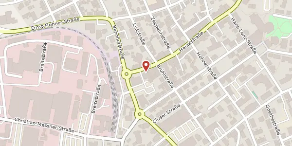 Karte der Umgebung von Hauptstraße 63, 78647 Trossingen