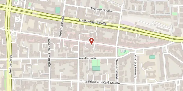 Karte der Umgebung von Kaiserstr. 61, 44135 Dortmund