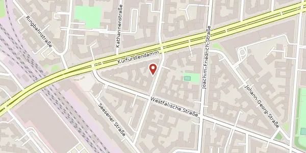 Karte der Umgebung von Johann-Sigismund-Straße 3, 10711 Berlin