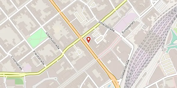 Karte der Umgebung von Bismarckstr. 46, 41061 Mönchengladbach
