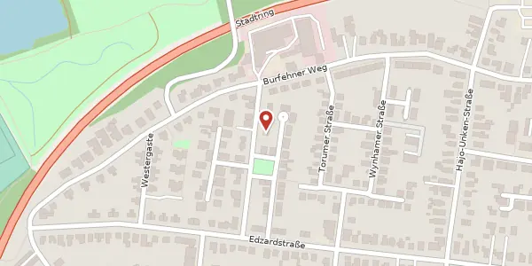 Karte der Umgebung von Fletumer Str. 6, 26789 Leer