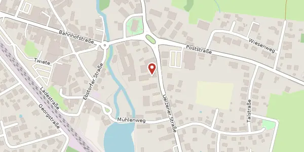 Karte der Umgebung von Uelzener Straße 8, 29553 Bienenbüttel