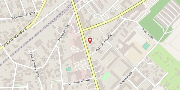 Karte der Umgebung von Bahnhofstr. 37, 01968 Senftenberg