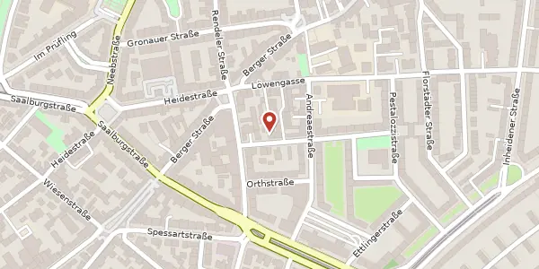 Karte der Umgebung von Eberhardstr. 5, 60385 Frankfurt