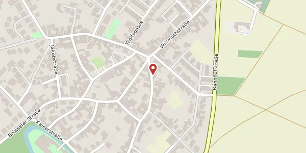 Karte der Umgebung von Lüddig Str. 1, 53332 Bornheim