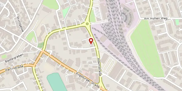 Karte der Umgebung von Adamstr. 13, 86720 Nördlingen