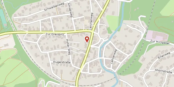 Karte der Umgebung von Westerwaldstr. 24, 57299 Burbach