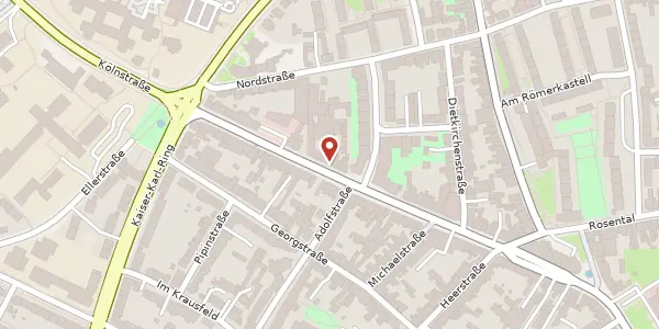Karte der Umgebung von Kölnstr. 146, 53111 Bonn