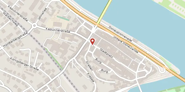 Karte der Umgebung von Obere Vorstadt 15, 94474 Vilshofen