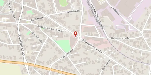 Karte der Umgebung von Gütersloher Str. 40, 33428 Harsewinkel