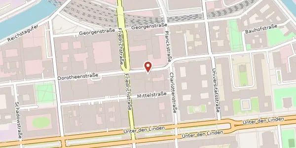 Karte der Umgebung von Dorotheenstraße 37, 10117 Berlin