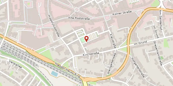 Karte der Umgebung von Pfarrer-Kenntemich-Platz 21, 53840 Troisdorf