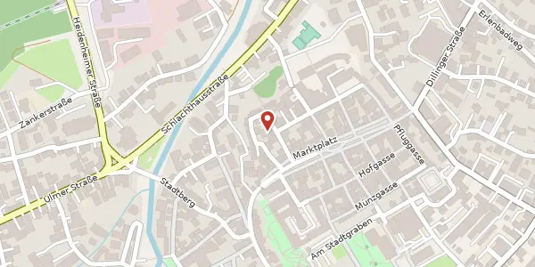 Karte der Umgebung von Postgasse 3, 89312 Günzburg