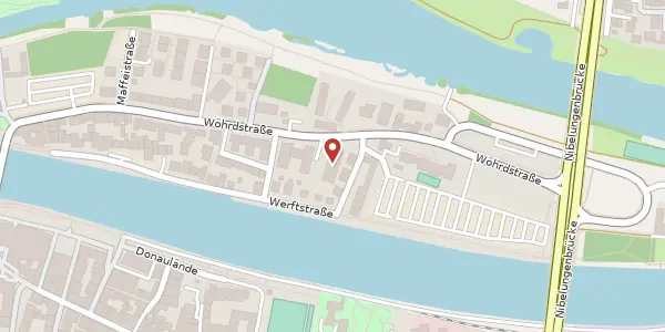Karte der Umgebung von Wöhrdstr. 54, 93059 Regensburg