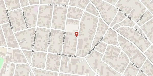 Karte der Umgebung von Ehrmannstraße 16, 77694 Kehl