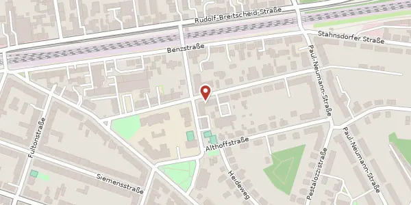 Karte der Umgebung von Stephenson Str. 23, 14482 Potsdam