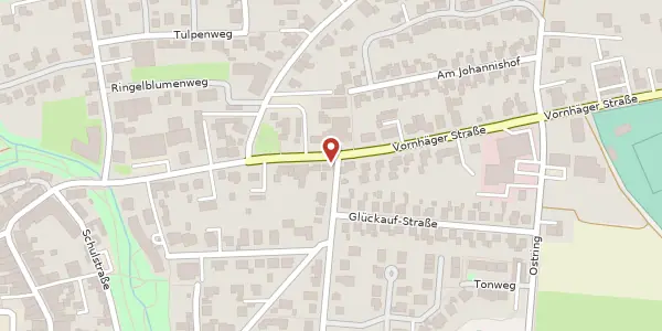 Karte der Umgebung von Vornhäger Straße 22, 31655 Stadthagen