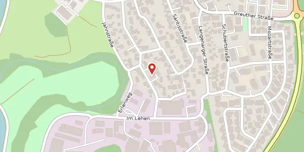 Karte der Umgebung von Talstraße 23, 88097 Eriskirch-Mariabrunn