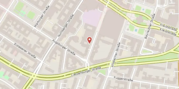 Karte der Umgebung von Passauer Straße 8-9, 10789 Berlin