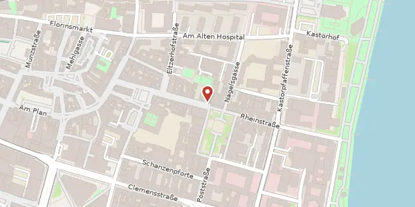 Karte der Umgebung von Firmungstraße 8, 56068 Koblenz