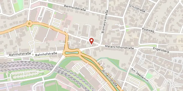 Karte der Umgebung von Bahnhofstraße 4, 75015 Bretten