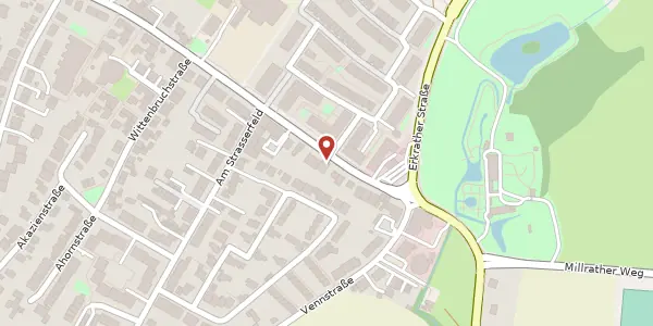 Karte der Umgebung von Gerresheimer Landstr. 60, 40627 Düsseldorf