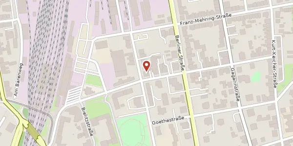 Karte der Umgebung von Zabelstraße 14, 07545 Gera