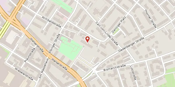 Karte der Umgebung von Längenstraße 14, 90491 Nürnberg