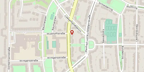 Karte der Umgebung von Boelckestraße 45, 12101 Berlin