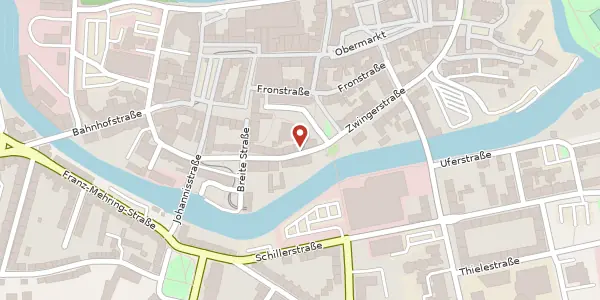 Karte der Umgebung von Zwingerstraße 5, 04720 Döbeln