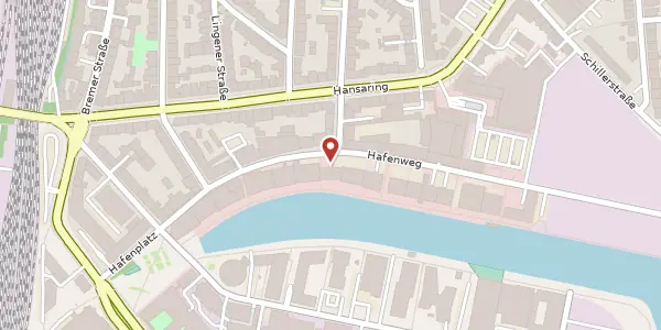 Karte der Umgebung von Hafenweg 22, 48155 Münster