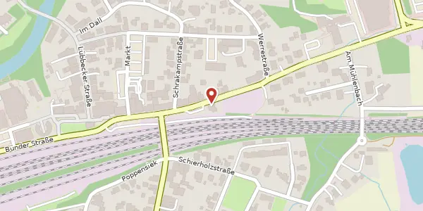 Karte der Umgebung von Oeynhausener Str. 4, 32584 Löhne