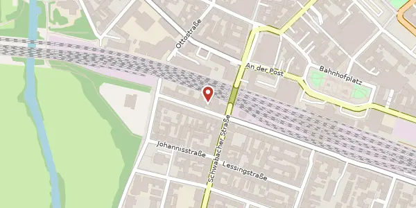 Karte der Umgebung von Karolinenstr. 15, 90763 Fürth