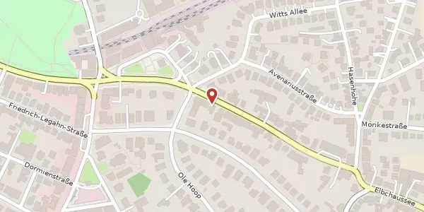 Karte der Umgebung von Dockenhudener Str. 29, 22587 Hamburg