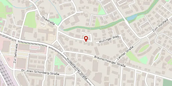 Karte der Umgebung von Burgstraße 16, 30880 Laatzen