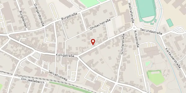 Karte der Umgebung von Secundastraße 11a, 53332 Bornheim