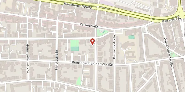 Karte der Umgebung von Goebenstr. 9, 44135 Dortmund