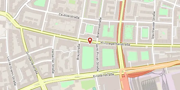 Karte der Umgebung von Prinzregentenstr. 106, 81677 München