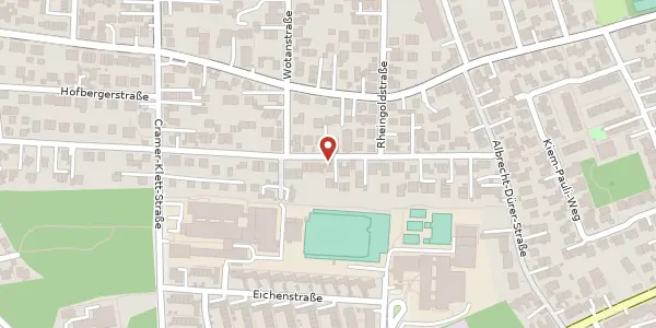 Karte der Umgebung von Kyffhäuserstr. 28, 85579 Neubiberg