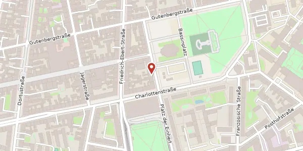 Karte der Umgebung von Am Bassin 10, 14467 Potsdam
