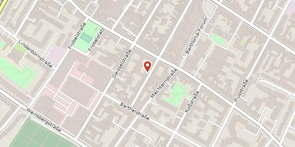 Karte der Umgebung von Thebäerstr. 66-68, 50823 Köln