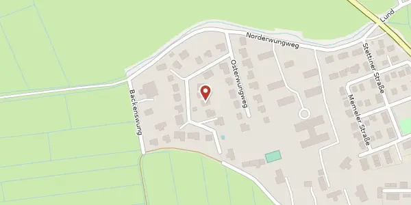 Karte der Umgebung von Westerwungweg 7, 25813 Husum