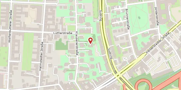 Karte der Umgebung von Klausenerstraße 20/20a, 39112 Magdeburg