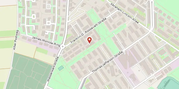 Karte der Umgebung von Franklin-D.-Roosevelt-Str. 100, 68309 Mannheim