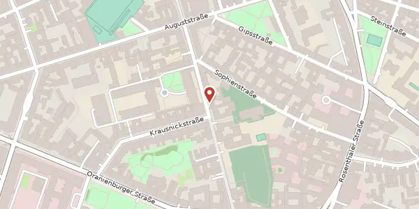 Karte der Umgebung von Große Hamburger Straße 32, 10115 Berlin