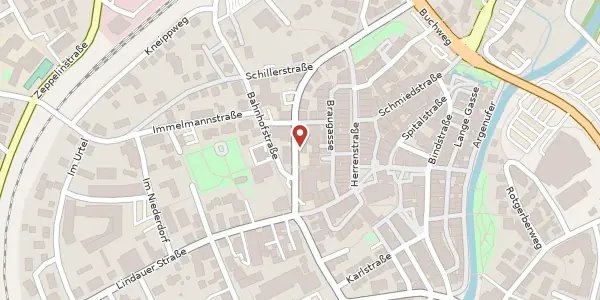 Karte der Umgebung von Gegenbaurstraße 10, 88239 Wangen