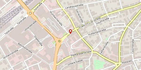 Karte der Umgebung von Friedrich-List-Straße 75, 71032 Böblingen